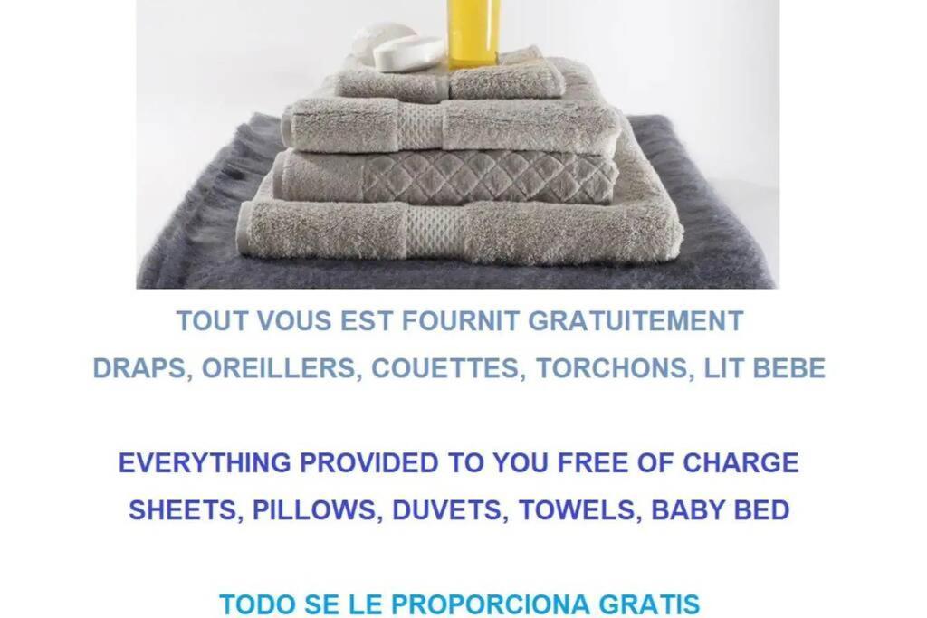 Charmant T2 En Coeur De Ville - 2 Lits + Lit Bebe - Wifi - Imprimante Каркассон Экстерьер фото