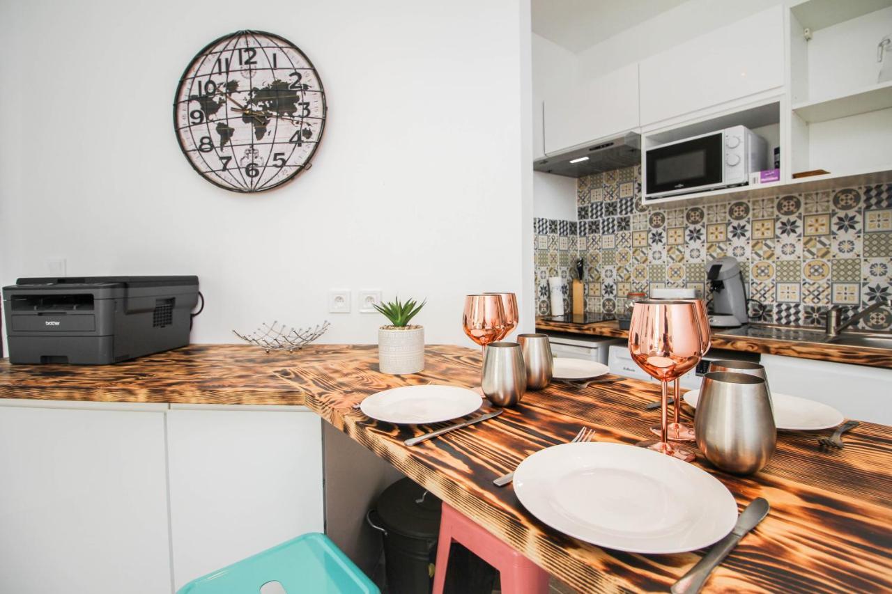 Charmant T2 En Coeur De Ville - 2 Lits + Lit Bebe - Wifi - Imprimante Каркассон Экстерьер фото
