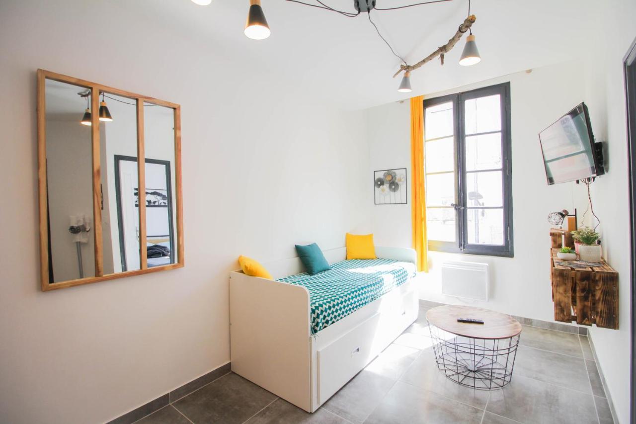 Charmant T2 En Coeur De Ville - 2 Lits + Lit Bebe - Wifi - Imprimante Каркассон Экстерьер фото